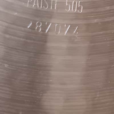 Paiste 505 Green Label 20" Ride Cymbal image 5