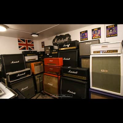 Marshall Limited Edition SV20H Head and Matching SV212 Cabinet White Elephant Grain 2020 image 3