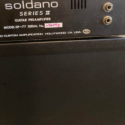 Soldano SP-77 Series II Rackmount Two-Channel Tube Guitar Preamp image 2