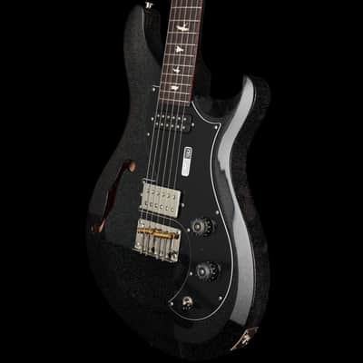 PRS S2 Vela Semi-Hollow, Mahogany Neck in Black Rainbow Holoflake #S2085375 image 2