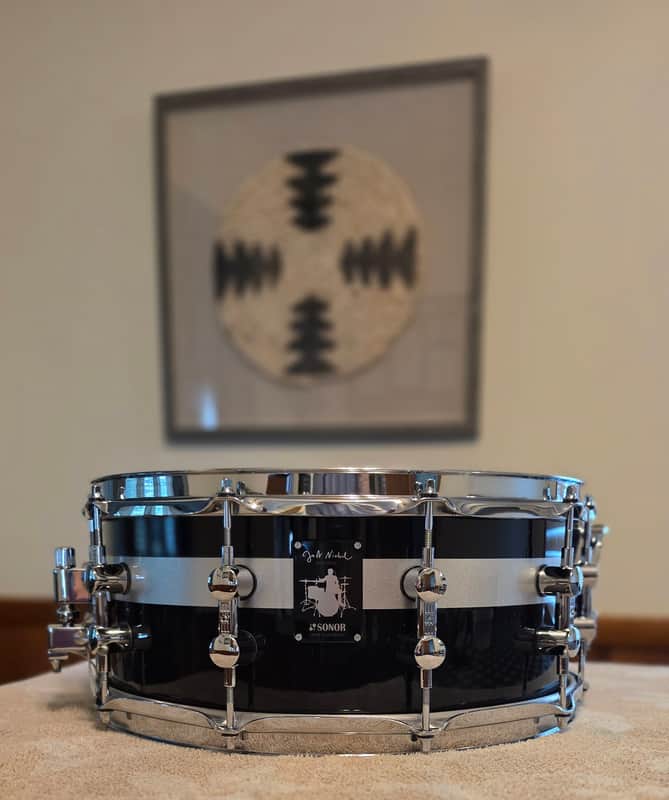 Sonor SSD 14x6.25 JN SDW Jost Nickel Signature 14x6.5" Beech Snare Drum 2020 - Present - High Gloss Piano Black image 1