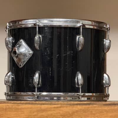 1970's Slingerland 14" Black 3-Ply Maple 10x14 Rack Tom image 9