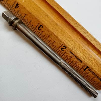 Leedy/Ludwig 1+ Nickel 3 5/8" Tension T-Rod Snare/Tom Drum Vintage 30s Tall-Head image 1