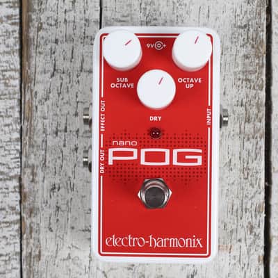 Electro-Harmonix Nano Pog Polyphonic Octave Generator Guitar Effects Pedal image 1