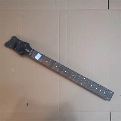 DIY Project Guitar Maple Neck with Rosewood Fretboard, Black Headstock image 1