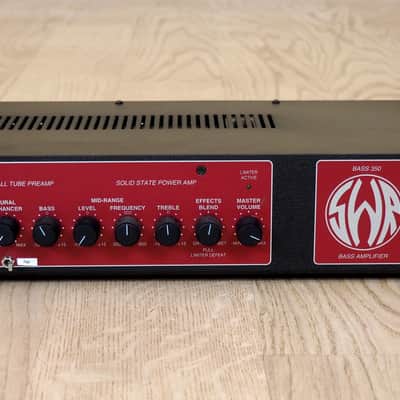 SWR Bass 350 Solid State Bass Guitar Amplifier Red Face, Pre-Fender image 2