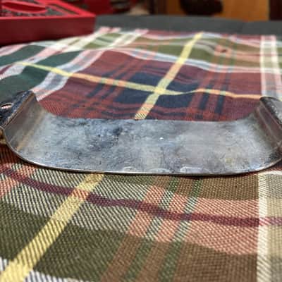 1960s-70s Vintage Fender Jazz Bass Pickup Cover Plate Ashtray Chrome image 5