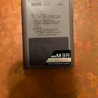 Korg M3R Piano Sound Card Set - RSC-5S