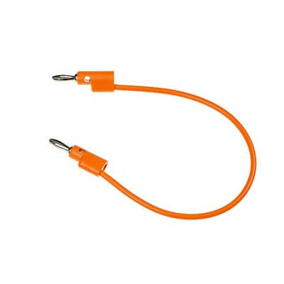 Buchla Banana Cable 10" Orange [Three Wave Music] image 2