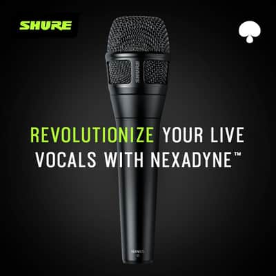 Shure Nexadyne 8/C - Professional Cardioid Dynamic Vocal Microphone with Dual-Engine Technology, Exceptional Signal Clarity, Reliability - for Live Performances and Studio Recordings image 7