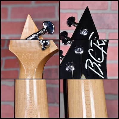 B.C. Rich USA Custom Explorer One Off  Natural 1986 w/ Fitted Hardshell Case image 19