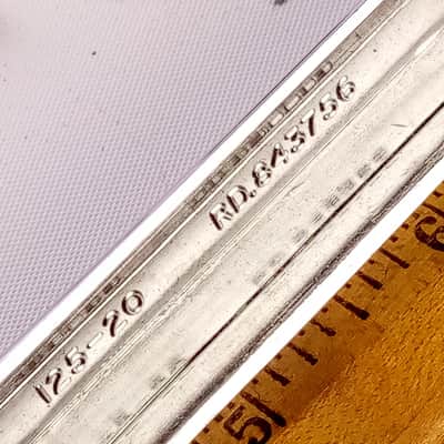 Premier Bass Drum Lug 9.25" #125-20 843756 Diamond Chrome Vintage Marching Snare image 4