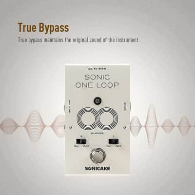SONICAKE  QCS-01 Sonic One Loop AB line selection Buffer Guitar Bass Effects Pedal Control System,price include the import duty to US buyer image 6