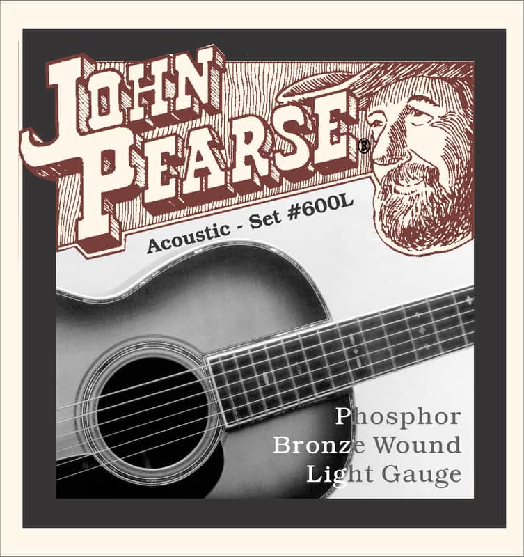 John Pearse #600L PH Bronze Light Acoustic Guitar Strings image 1