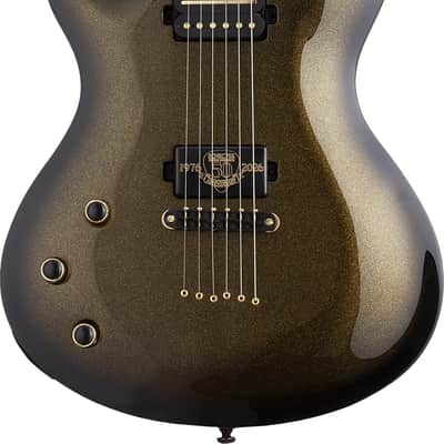 Schecter Tempest 50th Anniversary Left-handed Electric Guitar - Gold Burst image 1