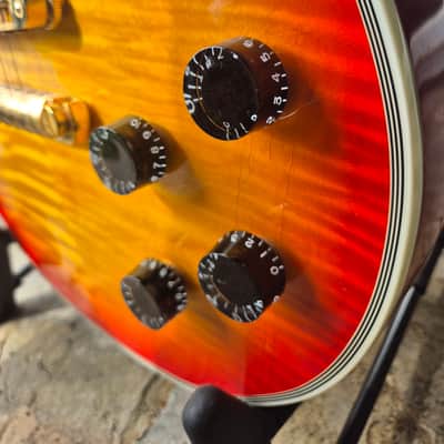 Gibson Custom Shop Les Paul Custom Figured Heritage Cherry image 3