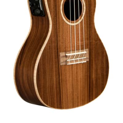 Lanikai All Solid Morado Concert Cutaway A/E Ukulele w/ Kula Preamp (MRS-CEC) image 2