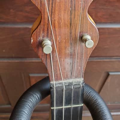 Antique 1930s Sterling Tenor Banjo ~ New Tailpiece and Bridge ~ With NOCC ~*SALE*~ See Video! image 2