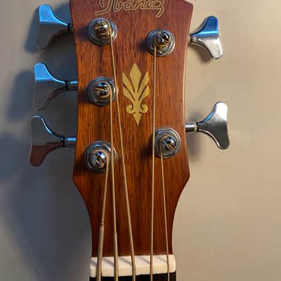 Ibanez 5-String Acoustic/Electric Bass AEB305-LG-OP-01 Made In Korea image 6