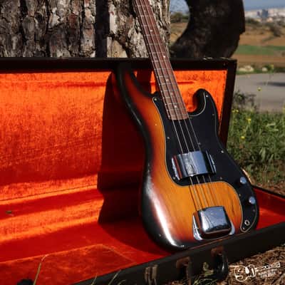 Fender Precision Bass Rosewood Fretboard 1977 | Sunburst image 12
