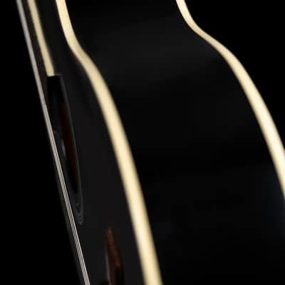 Ortega RCE145LBK Family Series Pro Solid Spruce Top Mahogany Neck Cutaway Nylon 6-String Classical Acoustic-Electric Guitar w/Gig Bag For Left Hand Player image 10