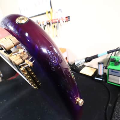 Carvin DC400T Purple Quilt Maple Neck Through Electric Guitar USA image 21
