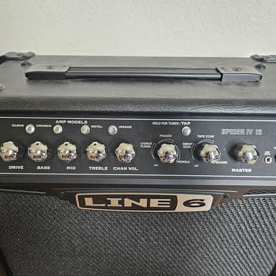 Line 6 Spider IV 15 15-Watt 1x8" Digital Modeling Guitar Practice Amp 2009 - 2016 - Black image 7