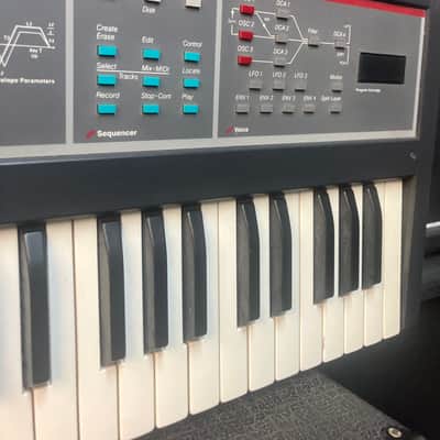 Immagine Ensoniq SQ-80 Cross Wave Synthesizer w/ RAM Cartridges 1988 - Black - 5