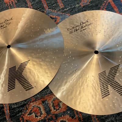 Zildjian K0945 14" K Custom Dark Hi-Hat Cymbals image 2