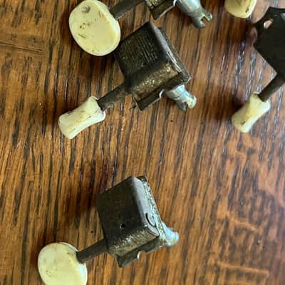 1958 - 1964 set Fender Musicmaster Duo Sonic Mustang guitar tuners tuning pegs image 2