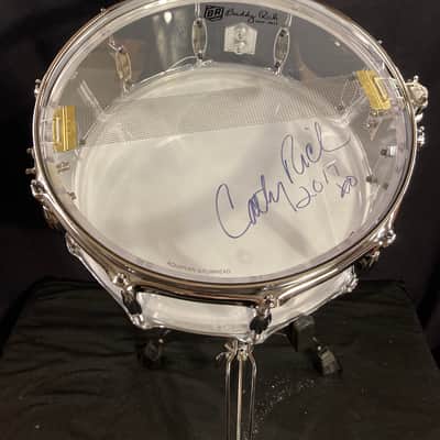 David Frangioni Collection, Trick Drums USA -Clear Acrylic 5.5x14" Buddy Rich Prototype 100th Anniversary Snare Drum image 13