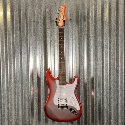 Musily MST-1 Strat Style HSS Guitar Candy Apple Redburst #060520260001 Used image 2