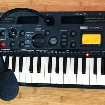 Korg Micro SAMPLER — a compact 37-key sampling keyboard synth. microsampler Excellent Condition image 2