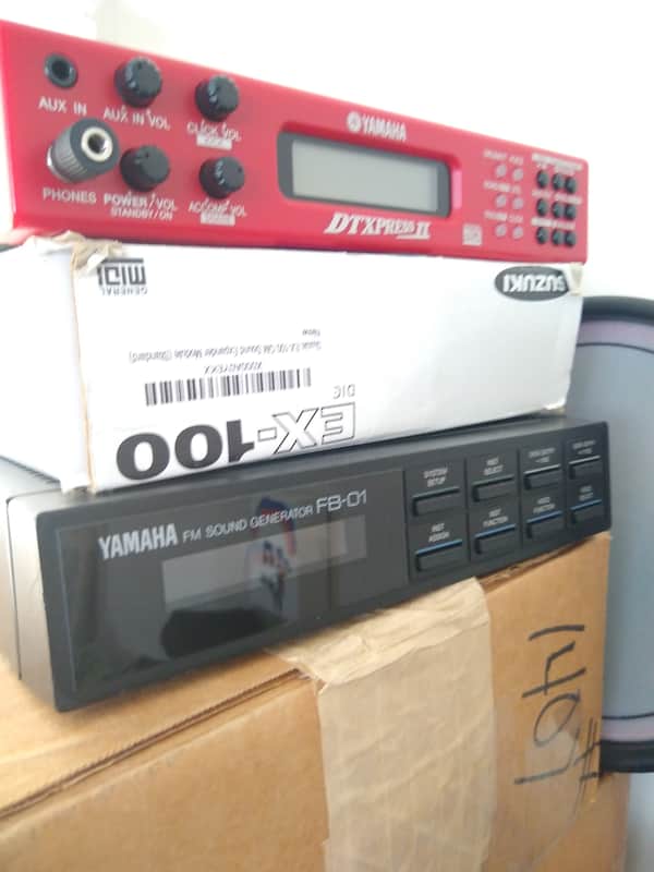 Yamaha FB-01 FM Sound Generator 1986 - 1987 - Black image 1