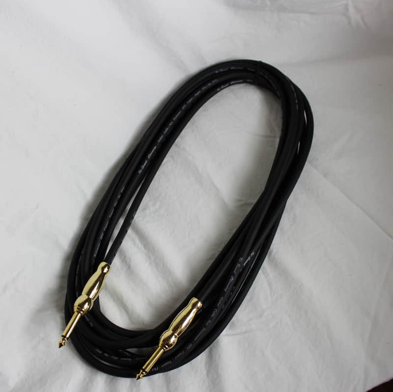TGPS Guitar Cable 20' with Gold 1/4" Connectors image 1