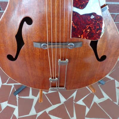 Kay Silvertone Mahogany Archtop Guitar w Case - Circa 1951 - All Hog image 4