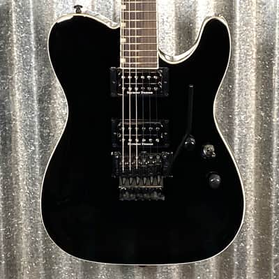 ESP LTD Eclipse '87 Seymour Duncan Floyd Rose Black Guitar LECLIPSE87BLK & Case #1109 Used imagen 1