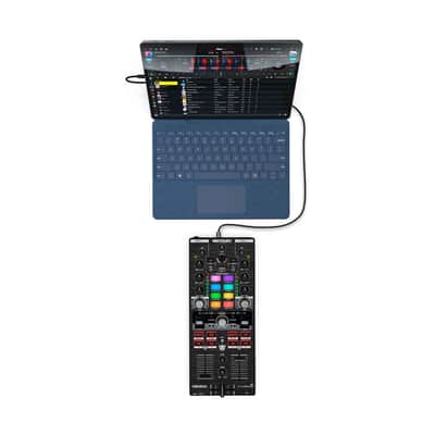Reloop Mixtour Pro, Portable All-In-One 4-Deck DJ Controller with Audio Interface image 9