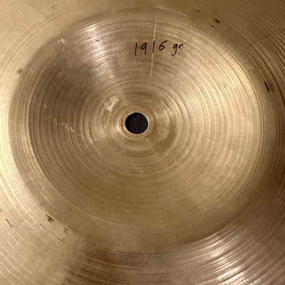 ๐๐ 50โs Zildjian 20โ crash-ride 1916 grams 1950s - Traditional vintage image 6