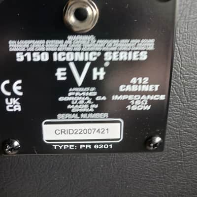 EVH 5150 Iconic Series 160-Watt 4x12" Guitar Speaker Cabinet 2021 - Present - Black image 3