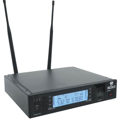 Rockville RWM-DSP-L2 Dual Lapel+Headset UHF 200Ch Microphone System DSP Control image 3