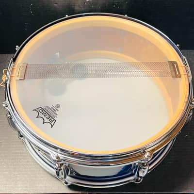 Slingerland 14x5” Hollywood Ace Snare Drum 1962 - Blue Sparkle image 5