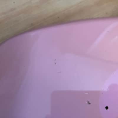 Squier Bullet Strat by Fender Electric Guitar Body Shell Pink Stratocaster 2007 image 7