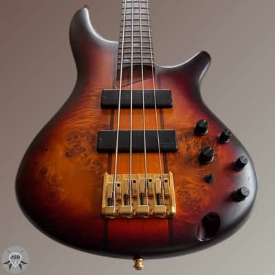 Ibanez SR800 Aged Whiskey Burst Flat 2016 - 4-String Bass - Very Good+ Condition image 3