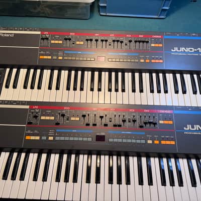 Roland Juno-106 fully refurbished and restored by Electronic Innovations, incredible physical condition