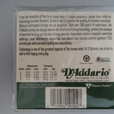 D'Addario J76 Mandola Phosphor Bronze Strings - NEW! image 2