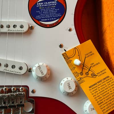 2025 Fender Stratocaster Eric Clapton Artist Series Torino Red Unplayed image 3