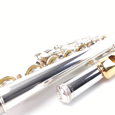 Refurbished Jupiter CXL *Gold Clad Lip* Silver Head Intermediate Flute B Foot image 8