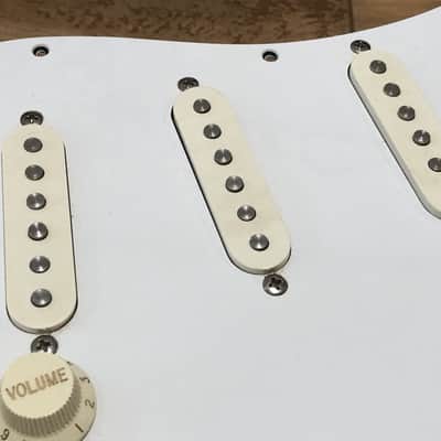 1994 Fender Japan Vintage 62 Reissue Stratocaster Pickups and Pickguard Complete image 2