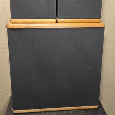 Vintage DCM Half Time Bookshelf Speaker Pair w/ Double Time Subwoofer Made In Ann Arbor image 1